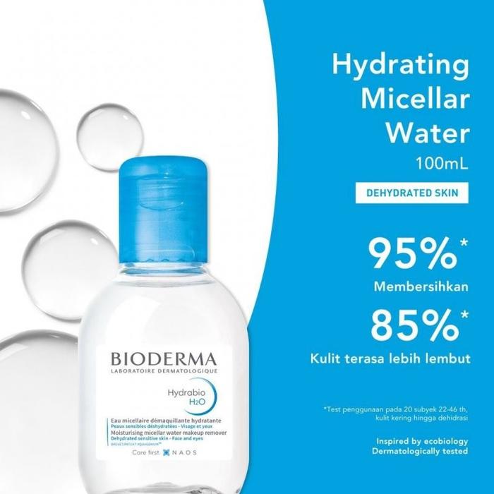 Gambar Bioderma Hydrabio H2O (100ml/250ml) -Micellar Water/Kulit Kering - 100ml dari PerfectBeauty_NEW undefined Tokopedia