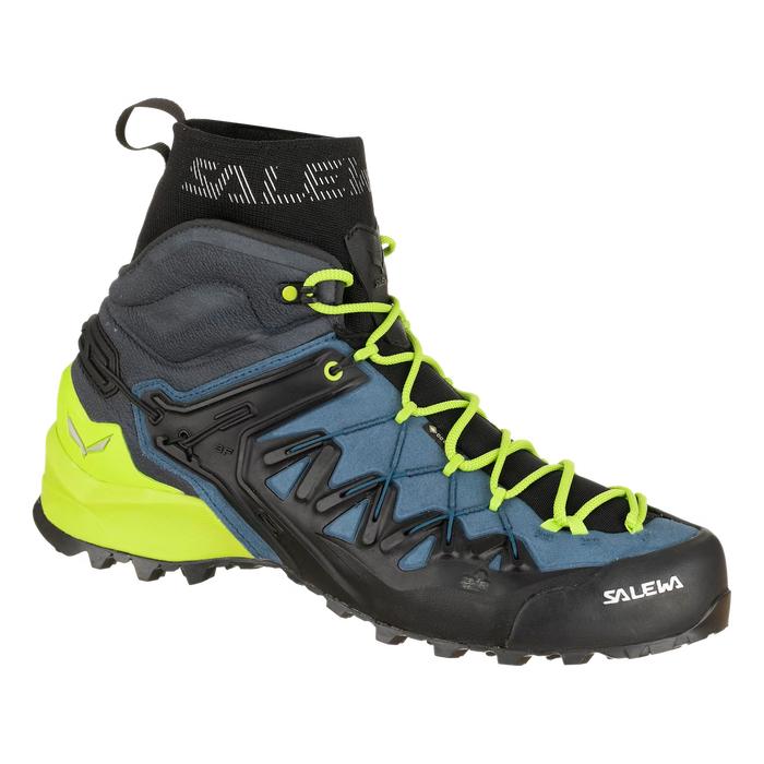 Gambar SALEWA Wildfire Edge Mid GTX Hiking Shoes - blue poseidon, 44 dari omarderakata outdoor shop undefined Tokopedia
