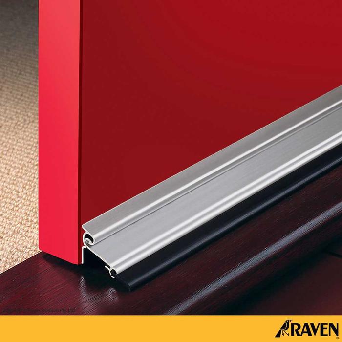 Gambar RAVEN Automatic Door Bottom Seal RP3 Silver - Seal Pintu Otomatis Anti Serangga & Debu - 920mm dari GGEsta Indonesia undefined Tokopedia