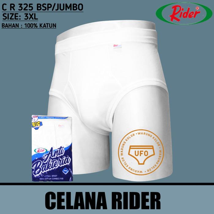 Gambar CELANA DALAM PRIA JUMBO/BIG SIZE RIDER PRIA R 325 BSP -3XL dari ufo warung kolor undefined Tokopedia