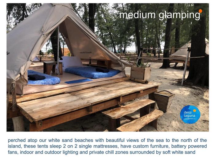 Gambar Paket Wisata Desa Laguna Resort Pulau Seribu - Medium Glamping, 2 Hari 1 Malam dari Endangered Store undefined Tokopedia