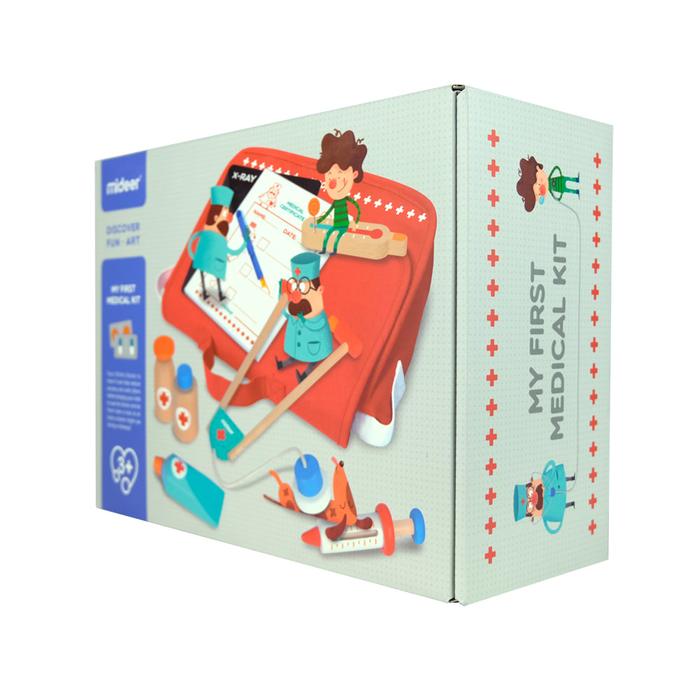 Gambar Mideer My First Medical Kit Set Wooden Mainan Edukasi Anak - MEDICAL KIT dari BABO TOYS undefined Tokopedia