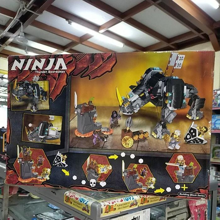 Mainan Ninjago Blocks Bela Ninja Thunder Swordsman Bela Ninjago