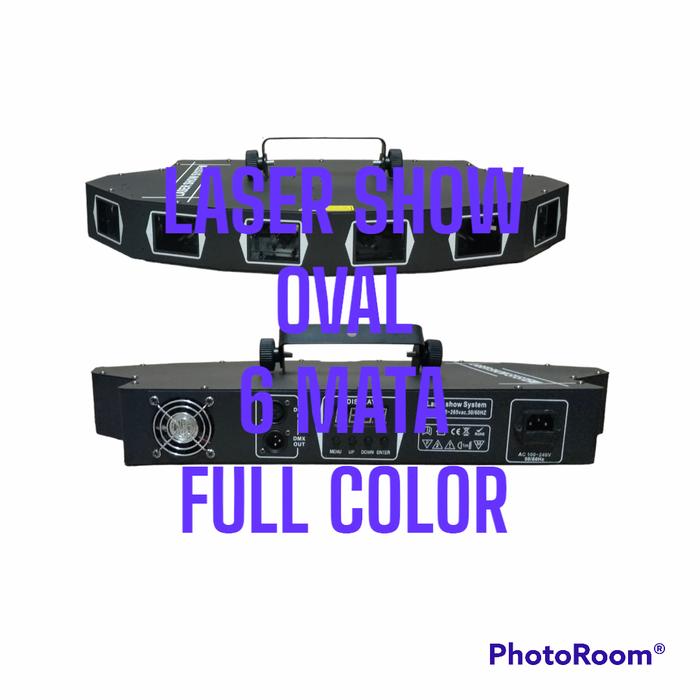 Gambar Lampu Laser Show Panggung Oval 6 mata Full Color dari MAJ Glodok undefined Tokopedia