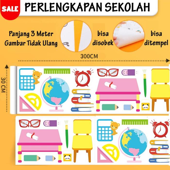 Gambar Mainan Edukasi Anak Kertas Gambar Rol, Drawing Roll 3m FREE Crayon - Sekolah dari ROZENZEEP undefined Tokopedia