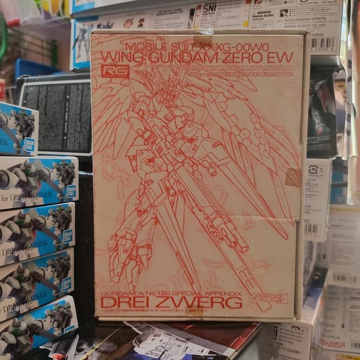 Gambar RG 1/144 Drei Zwerg For Wing Gundam Zero Custom dari Gundam Cube undefined Tokopedia