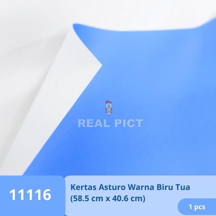 Gambar Kertas spotlight / karton Asturo warna Polos (58.5cm x 40.6cm) - Biru Tua dari Bali Stationery undefined Tokopedia