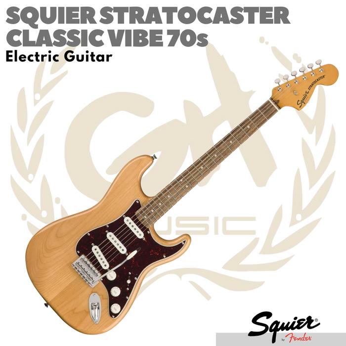 Gambar SQUIER CLASSIC VIBE 70s Stratocaster Electric Guitar | Gitar Listrik - NATURAL dari GH Music Store undefined Tokopedia