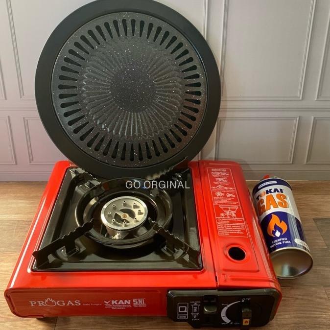 Gambar Era| Paket Barbeque / Bbq Set Kompor Progas + Grillpan + 1Tabung Gas - Progas dari Erabaru,shop undefined Tokopedia