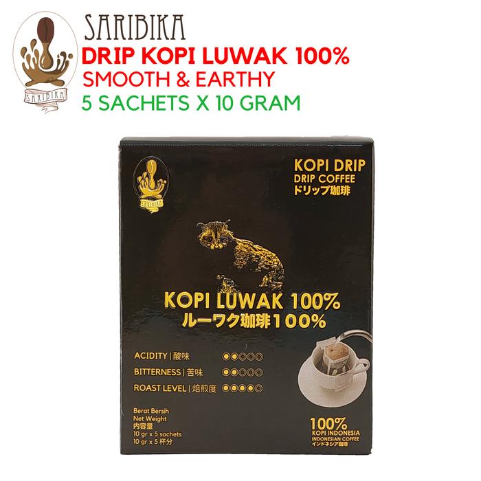 Gambar Saribika Drip Kopi Luwak 100% dari Saribika Shop undefined Tokopedia
