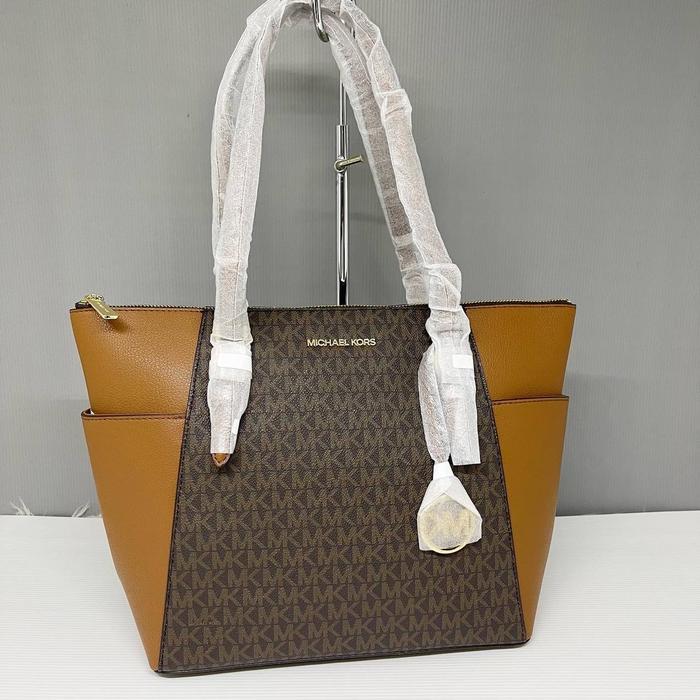 Jual Michael Kors jet set east west saffiano leather tote