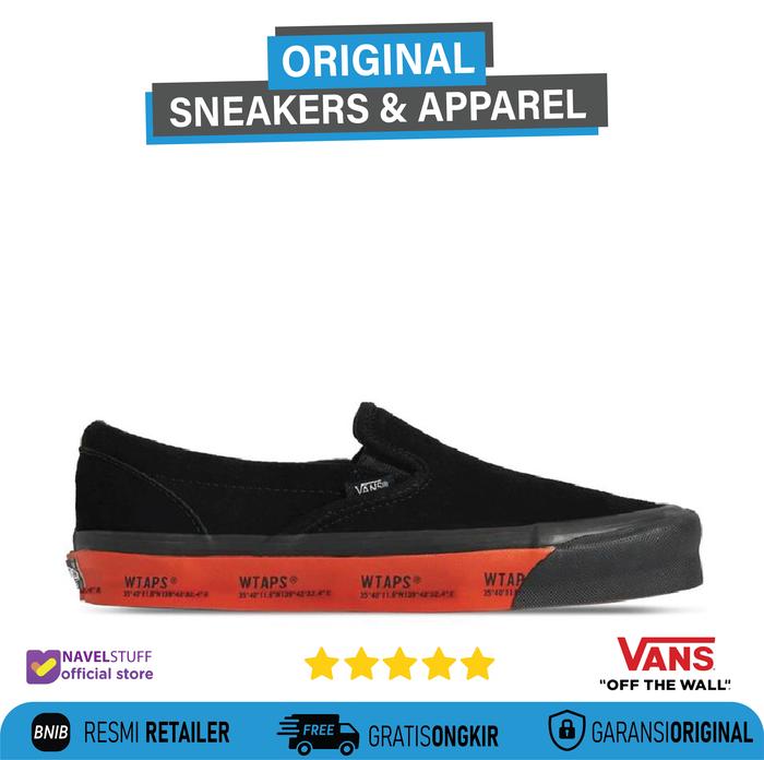 Jual Vans Slip On x WTAPS Black Orange - 42 - Kota Administrasi