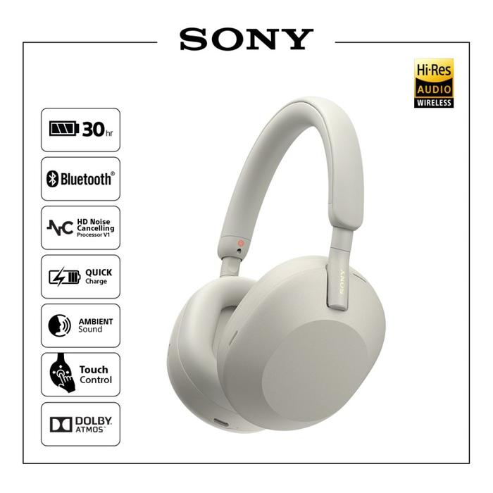SONY WH-1000XM5(S) SILVER Amazon.com: Sony WH1000XM5/S Wireless