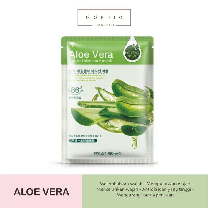 Gambar Masker Wajah Korea Aloe Vera Mask Sheet Original Kecantikan Beauty Oil - Aloe Vera dari XO Label undefined Tokopedia