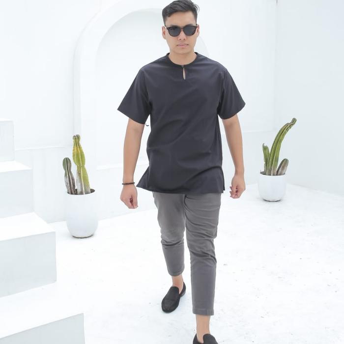 Gambar Koko Stylist Basic One button, Black - L, Harga dari Premium Muslim undefined Tokopedia