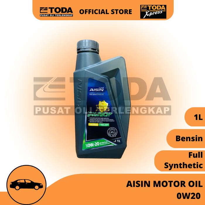Jual Oli Aisin 0W-20 Green Tech+ API SN Plus 1L Original Oli Mesin ...