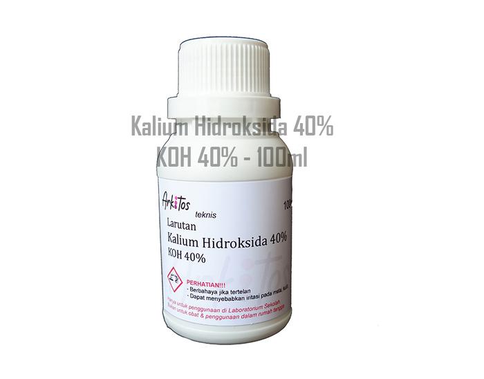 Gambar Larutan Kalium Hidroksida KOH / Potassium Hydroxide - 40% 100ml dari Nirwana Abadi undefined Tokopedia