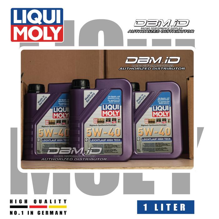 Gambar Oli Mobil Bensin Diesel Liqui Moly High Tech 5w40 5W-40 5L 1L - 1 Liter dari DBM.ID undefined Tokopedia