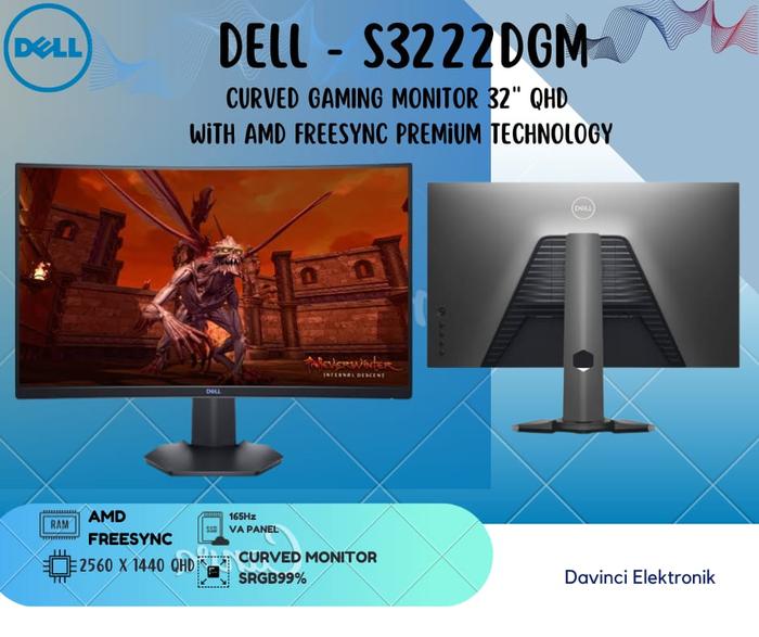 Jual DELL CURVED GAMING MONITOR 32