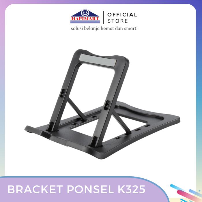 Gambar Phone Holder/Stand Handphone/Tablet K325 Folding Mobile Phone Bracket dari HAPIMART ID undefined Tokopedia