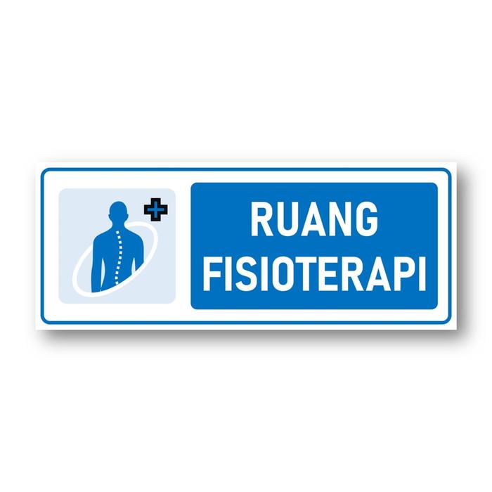 Gambar STIKER KLINIK | STIKER PUSKESMAS - R. FISIOTERAPI dari Stiker Sign undefined Tokopedia