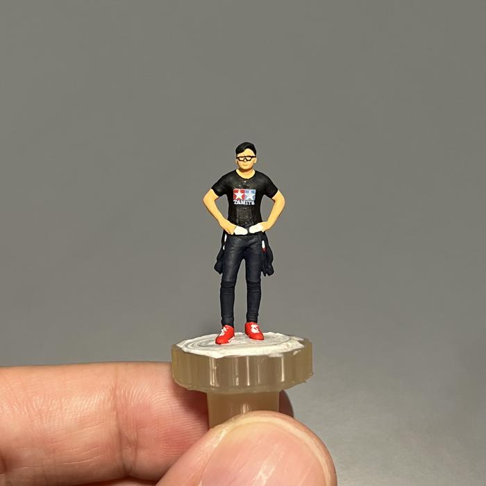Gambar Figure cowo diri gokart skala 1/64 custom miniatur KS167 - Rider dari Kepopic Studio undefined Tokopedia