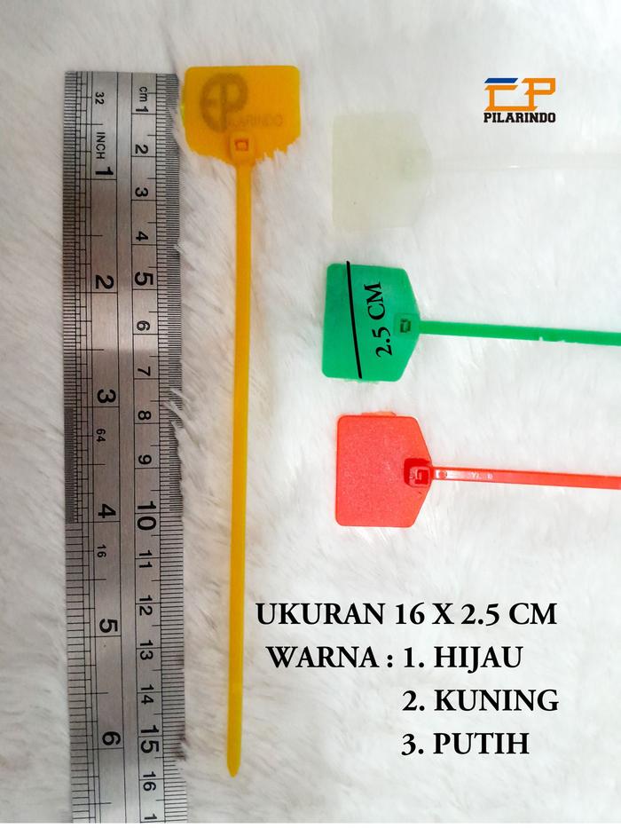 Gambar Plastic Security Seal Segel Koper Panel Container CUSTOM TEXS & LOGO - 16 cm, LASER dari Eka Putra Pilarindo Store undefined Tokopedia