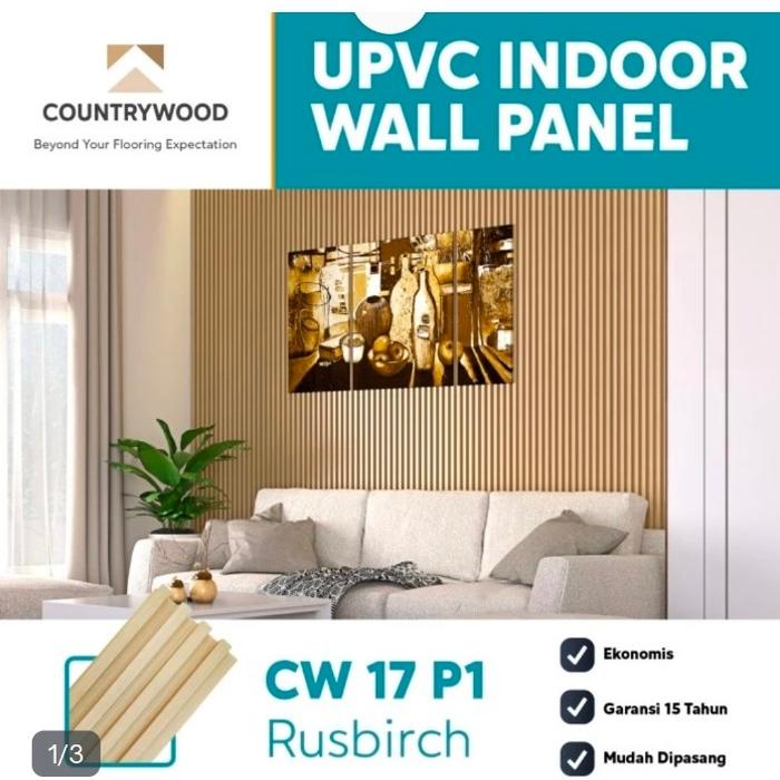 Gambar L pvc wall panel - rusbrik dari VV INTERIOR undefined Tokopedia