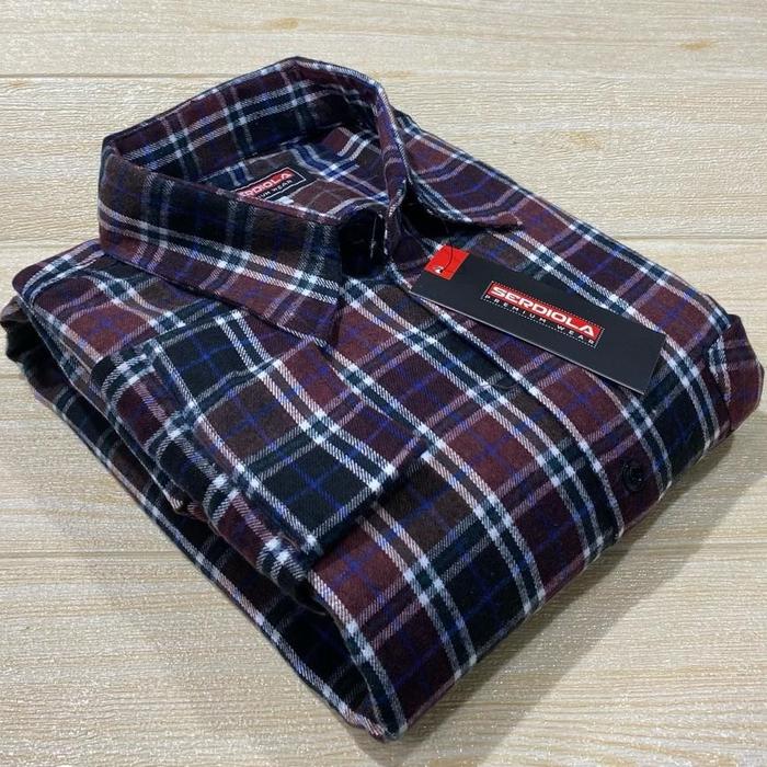 Gambar KEMEJA BIG SIZE PRIA 5XL 6XL SUPER JUMBO LENGAN PANJANG LEBAR DADA 66 - Kemeja ke 2, 5XL dari Gudangclothing.id undefined Tokopedia