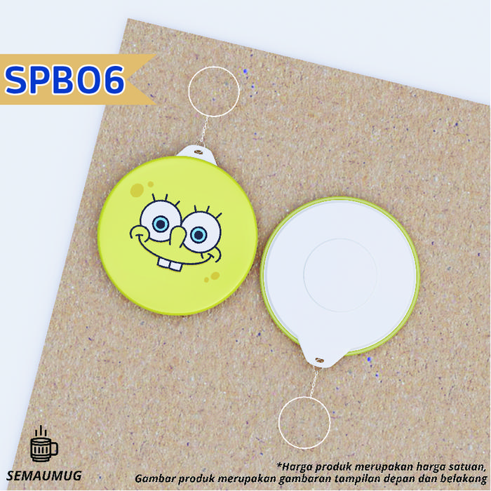 Gambar GANTUNGAN KUNCI SPONGEBOB GANCI BULAT KARTUN LUCU CUSTOM SEMAUMUG - SPB 6, 44 MM dari semaumug undefined Tokopedia