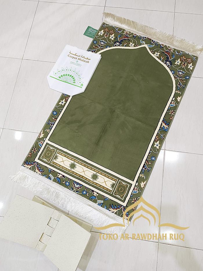 Jual Sajadah Raudhah Mihrab Madinah/Sajadah Raudah Hijau - Kota ...