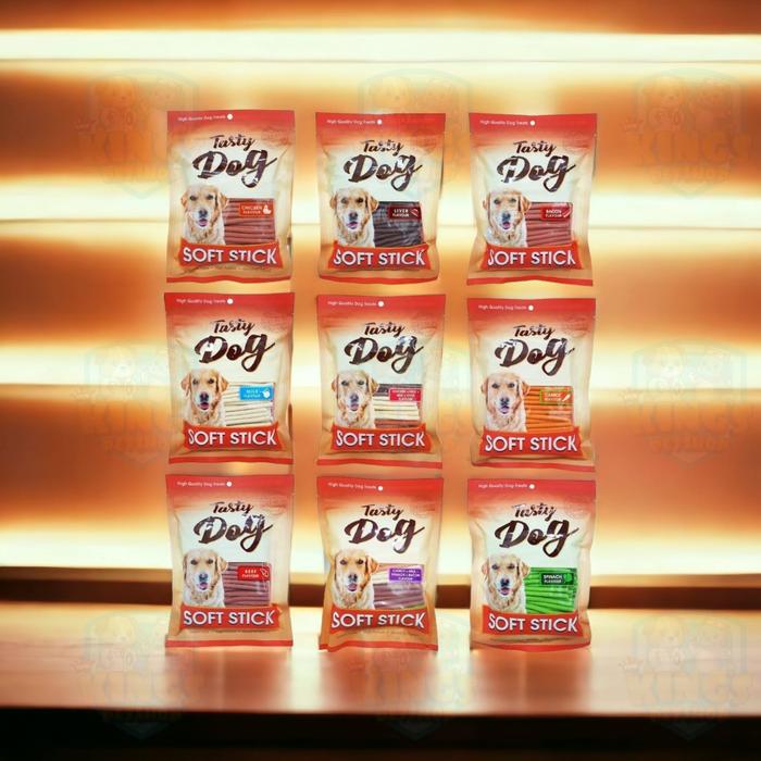 Gambar TASTY DOG SOFT STICK 500GR - CHICKEN, DENGAN BUBBLE dari king's petshop undefined Tokopedia