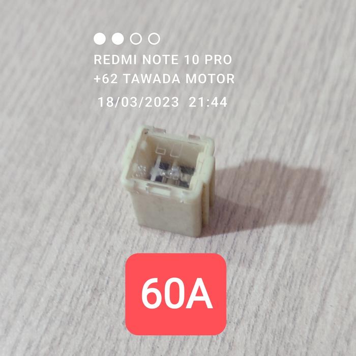 Gambar SEKRING PUSAT MINI.FUSE CENTER MINI GARIS 20A 30A 40A 50A 60A ORIGINAL - Kuning muda 60A dari TAWADA MOTOR undefined Tokopedia