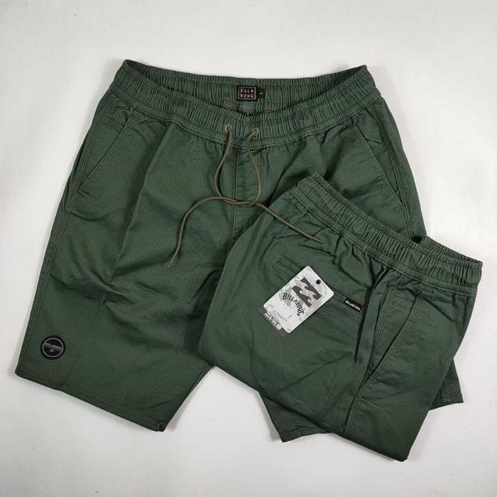 Gambar Celana Pendek Surfing Sweatpast Boardshort Premiun Pria Wanita Hot Pro - Army, XL dari Sae Pants undefined Tokopedia