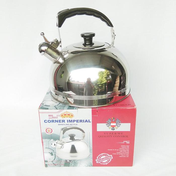 Gambar TEKO BUNYI | KETTLE SIUL IMPERIAL SETAINLESS STEEL - 5.LITER dari puspita perabot undefined Tokopedia