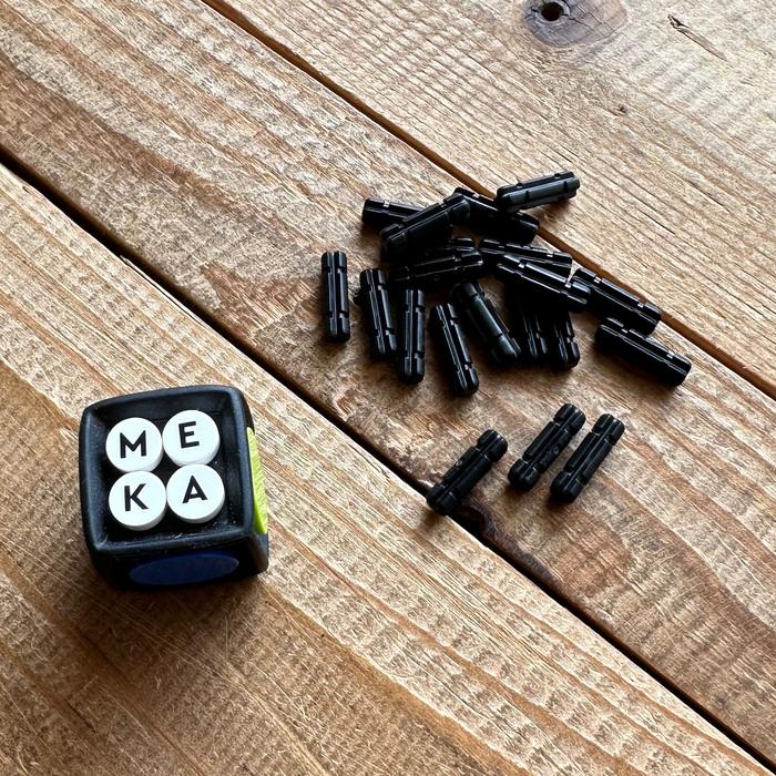 Gambar Lego part black technic axle 2 notched no 32062 dari Mekabrick undefined Tokopedia