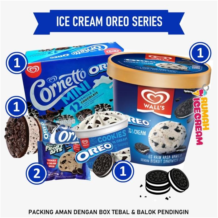 Gambar Paket Es Krim Series Aneka Rasa - Series Oreo dari Rumah Ice Cream Jakarta undefined Tokopedia