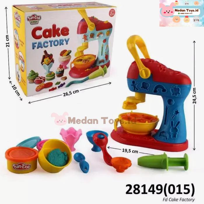 Jual Mainan Play Doh Cake Factory Playdoh Chef Creations By Fun