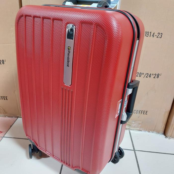 Gambar koper president 20 inch 5339 original - earthred dari Toko Tas Bagasi undefined Tokopedia