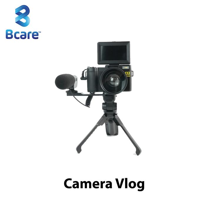 Gambar Bcare Vlog Camera 48mp 4K/60FPS External Mic Tripod Powerbank - Camera Only dari Bcare Official undefined Tokopedia