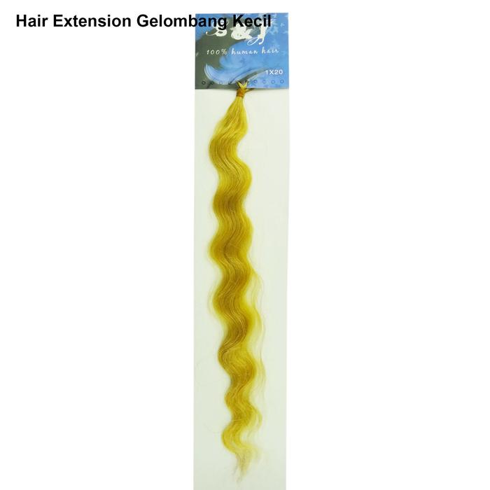 Gambar Rambut Sambung Extension Ombak Kecil Lembar Isi 20 Helai - GOLD dari Sungguh Baik undefined Tokopedia
