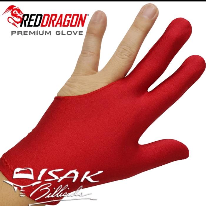 Gambar Red Glove - Premium Billiard Gloves - Sarung Tangan Biliar Merah Ori - Red dari ISAK Billiard Sports Co. undefined Tokopedia