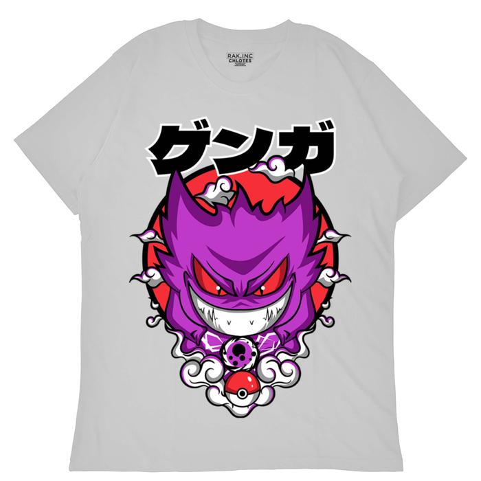 Gambar Kaos Putih Pria Baju Anime Pokemon Gengar / T-shirt Distro Wanita - S, Putih dari RAK.INC CHLOTES undefined Tokopedia