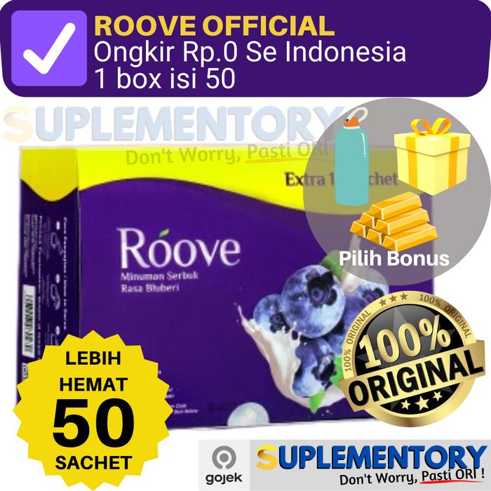 Gambar ROVEE Kolagen Beauty Drink 1 Box 10 20 Sachet Original Collagen Roove - 1 Box isi 50s dari Suplementory undefined Tokopedia