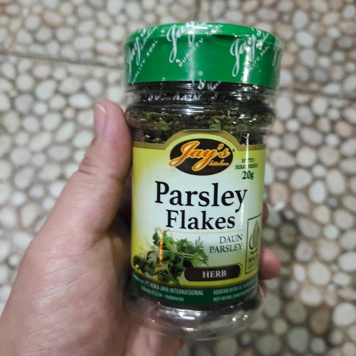Gambar JAYS PARSLEY FLAKES (DAUN PARSELI) 20GR dari TOKO BEN 23 undefined Tokopedia