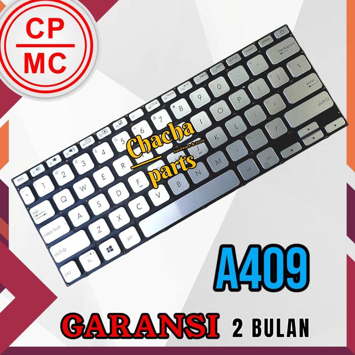Gambar KEYBOARD ASUS A409 A416 A416J A416JA A416JP A416MA A416EP - SILVER, LAMPU dari chacha parts undefined Tokopedia