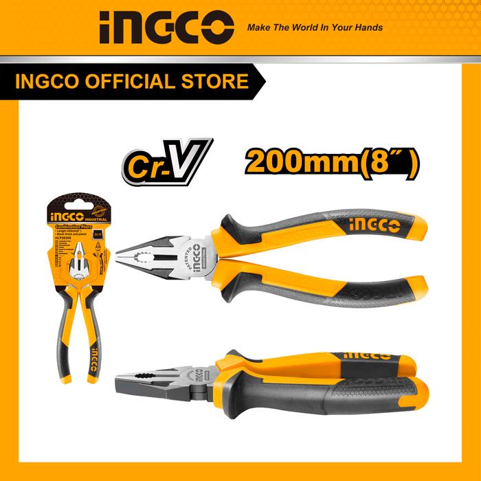 Gambar TANG KOMBINASI INDUSTRIAL 8" HCP28208 dari INGCO INDONESIA undefined Tokopedia