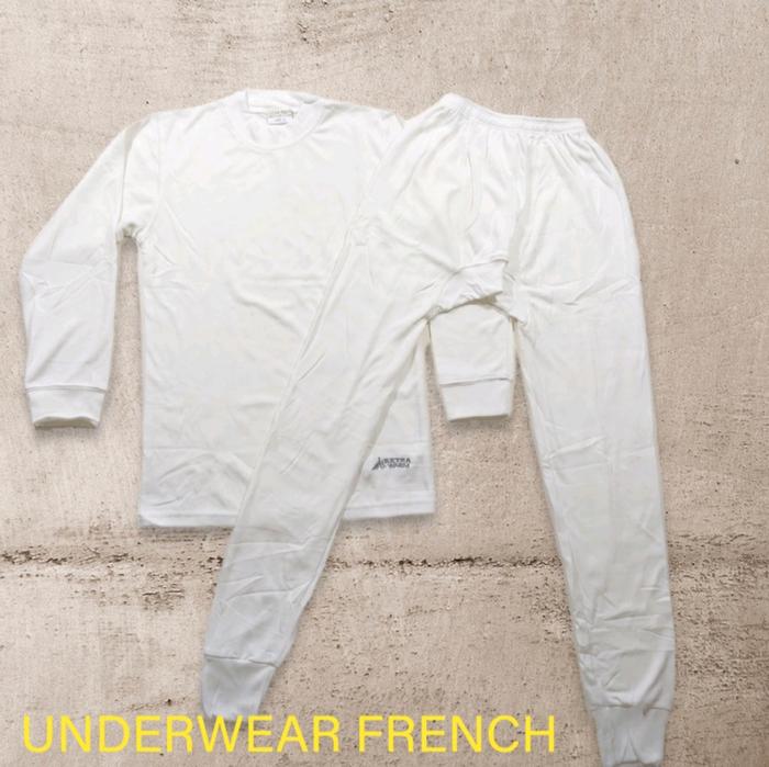 Gambar Long john Pria Extra Warm Sutra Musim Dingin Winter - Putih, M dari Tokopakaianwinter undefined Tokopedia