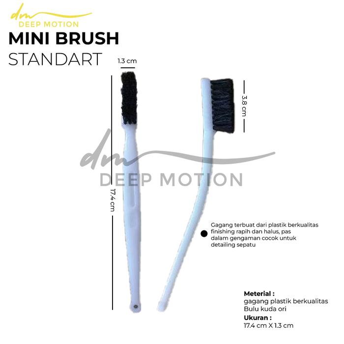 Gambar Sikat Sepatu Bulu Kuda Shoe Brush Premium Soft Hard Cleaning Detailing - MINI STANDARD dari Inovasi Milenia NEW undefined Tokopedia