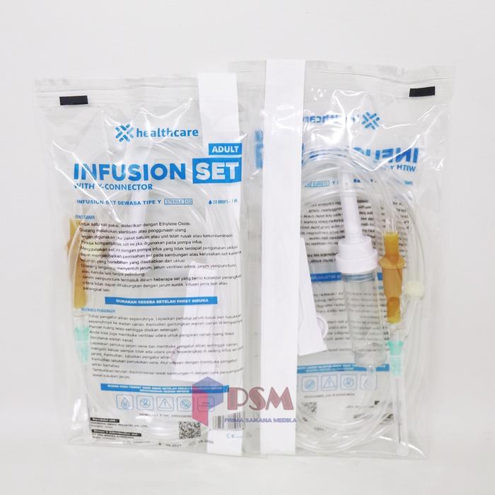 Gambar GEA MPM Infusion Set Adult Standart Type / Alat Infus Set Dewasa Makro - Healthcare dari Prima Sarana Medika undefined Tokopedia